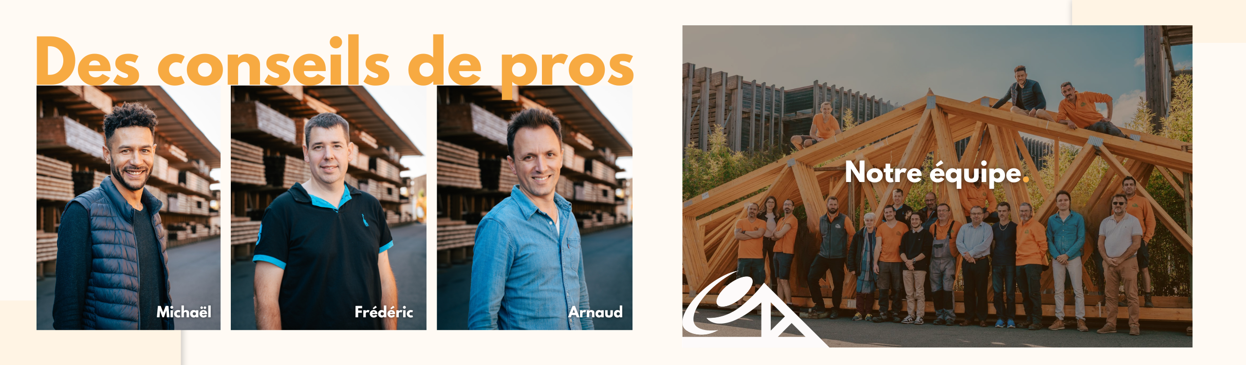 Nos équipes de professionnels pour vous conseiller