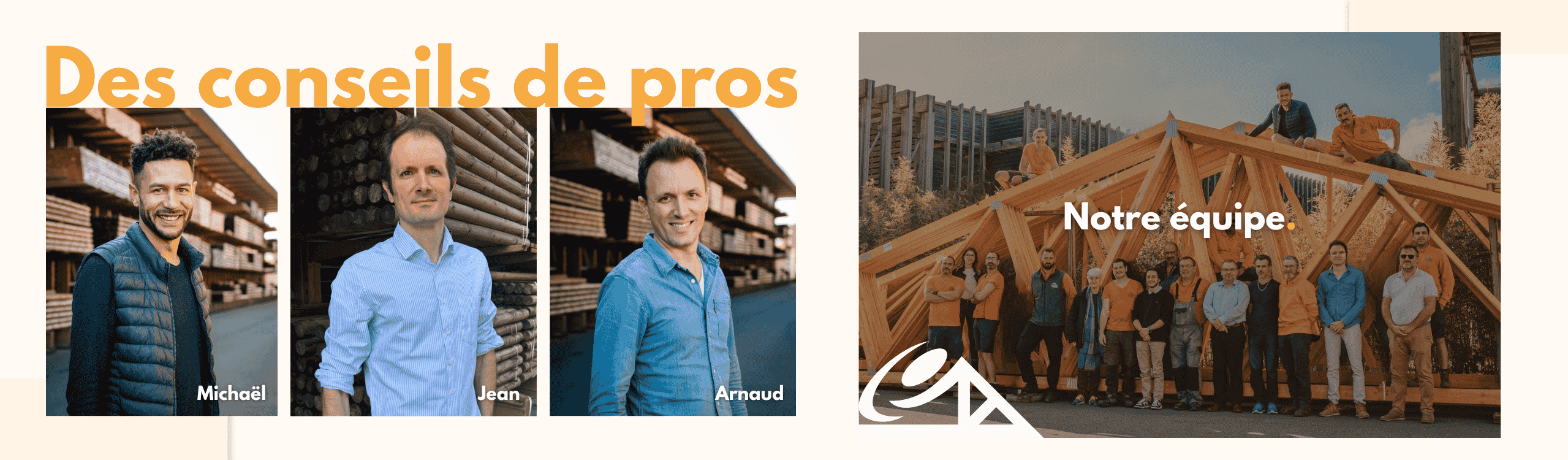 Nos équipes de professionnels pour vous conseiller